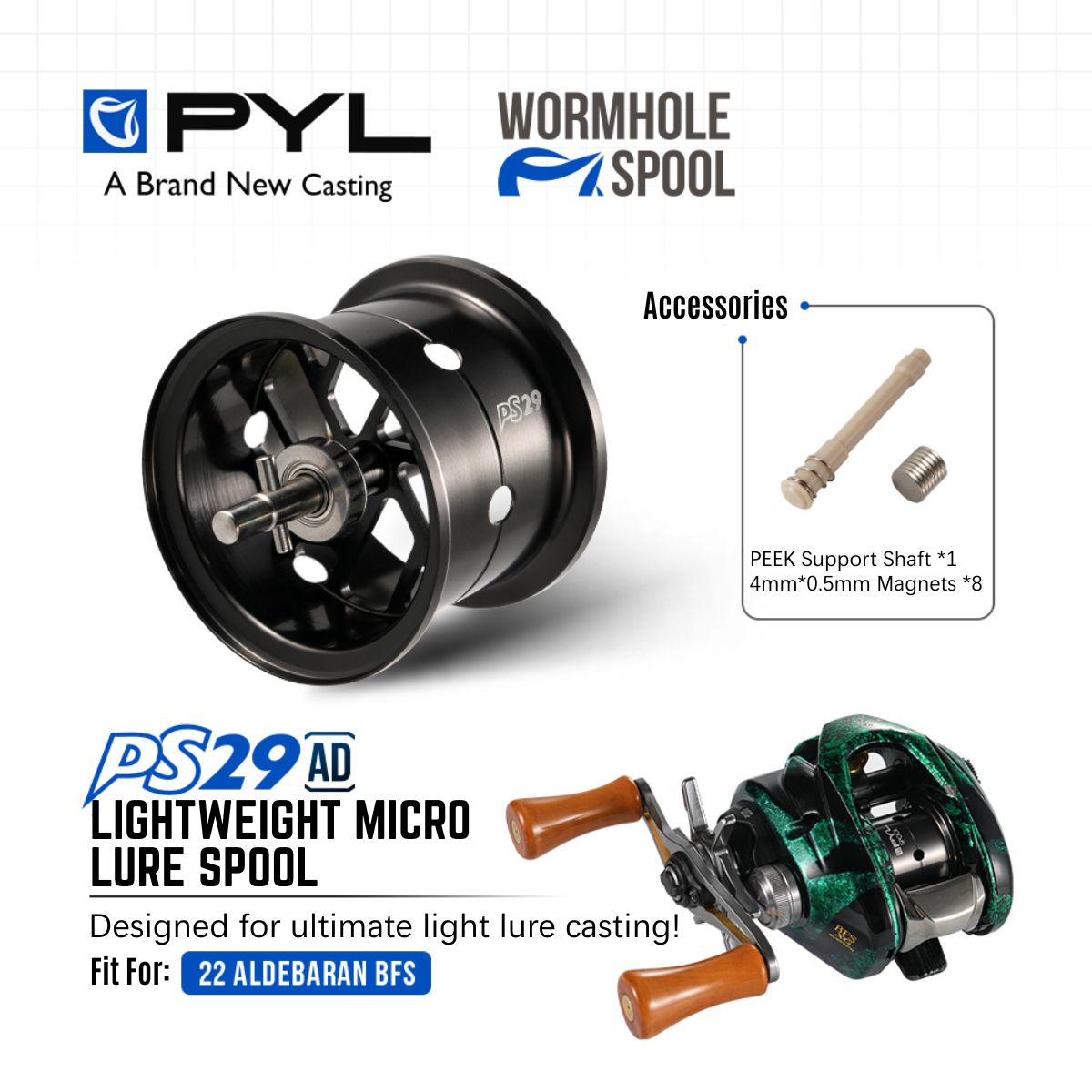 Reel Spare Spool - PYL PS29 AD 모디파이드 스풀 (시마노